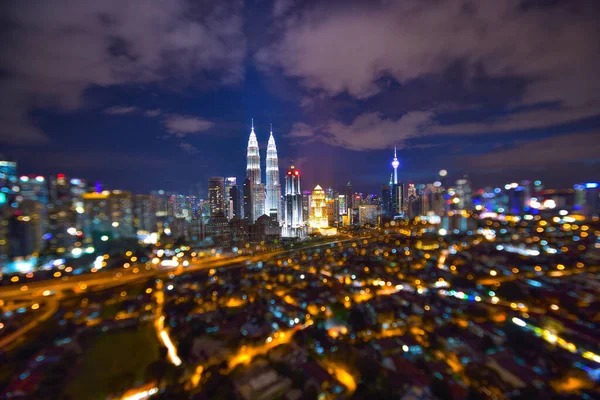 Skyline Kuala Lumpur Crepúsculo —  Fotos de Stock