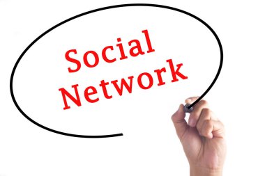 Saydam tahtaya el yazması Sosyal Ağ