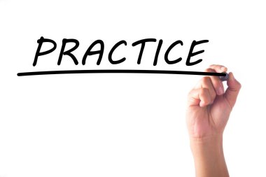 Saydam tahtada el yazısı uygulaması kelimesi