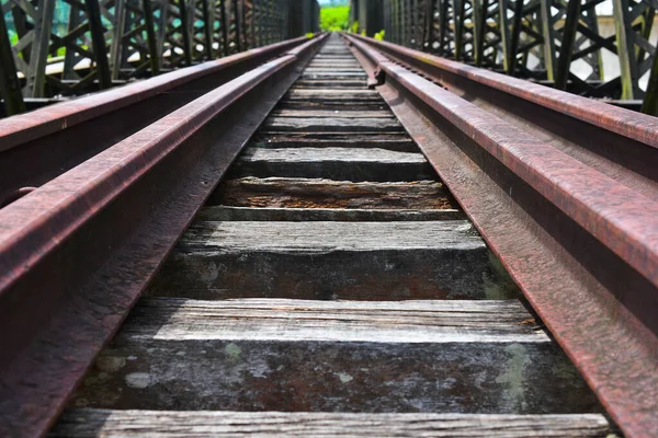 Vieja Vía Férrea Puente —  Fotos de Stock