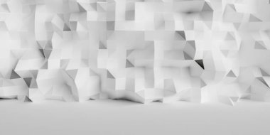 Sade zemin ile soyut duvar arkaplanı. 3d hazırlayıcı