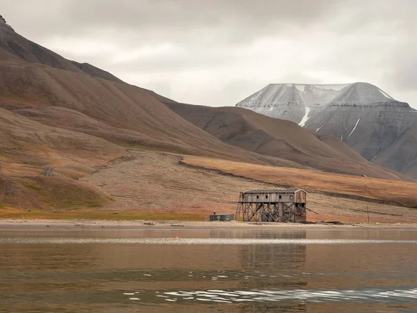Longyearbyen Acordo Mais Setentrional Mundo Svalbard Fotografia De Stock