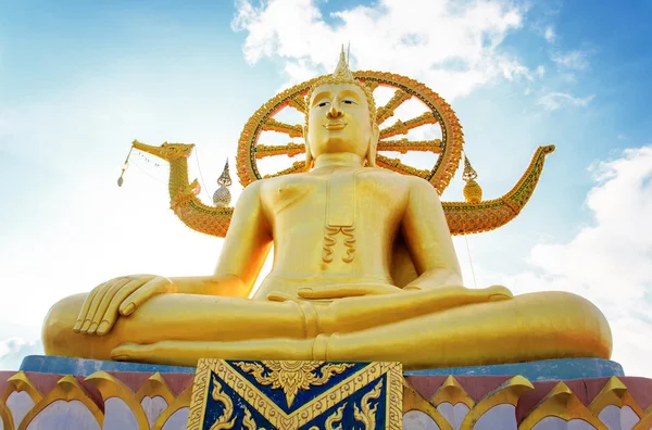 큰 Budha입니다. 태국, 코 사무이 섬. — 스톡 사진