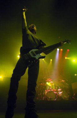 DENVER	DECEMBER 27:		Bassist Dave Ellefson of the Heavy Metal band Megadeth performs December 27, 1999 at The Fillmore in Denver, CO.
