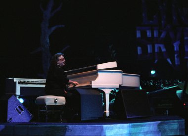 DENVER	JULY 02:		Pianist Billy Powell of the Southern Rock Band Lynyrd Skynyrd performs in concert July 24, 2002 at Red Rocks Amphitheater in Denver, CO
