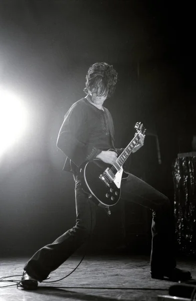 DENVER  NOVEMBER 2:                Dean DeLeo Guitarist of the alternative rock band Stone Temple Pilots performs in concert November 2, 2000 at the Magnus Arena in Denver, CO.