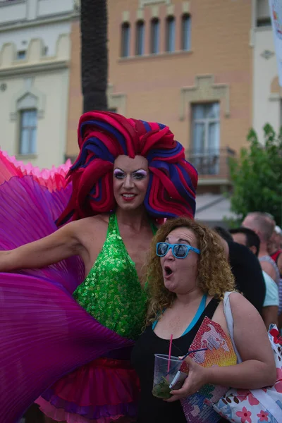 Ситжес Барселона Испания Июня 2014 Года Гей Парад Барселоне Сотни — стоковое фото
