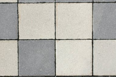 Gri ve bej kaldırım levhaları