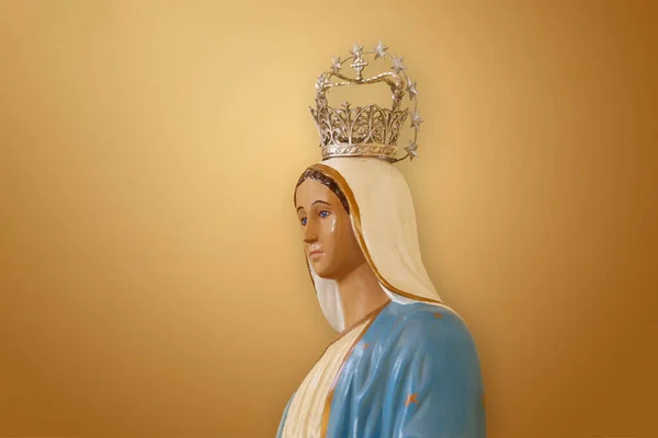 Statue Image Our Lady Grace Mother God Catholic Religion Virgin — Stock Photo, Image