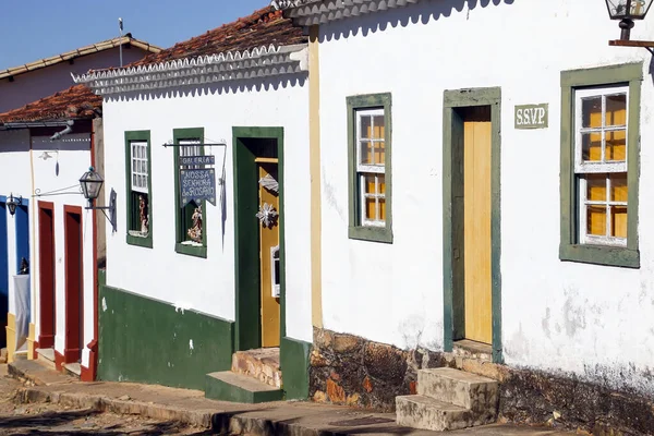 Minas Gerais Brasil Mayo 2019 Casas Arquitectura Característica Ciudad Histórica — Foto de Stock