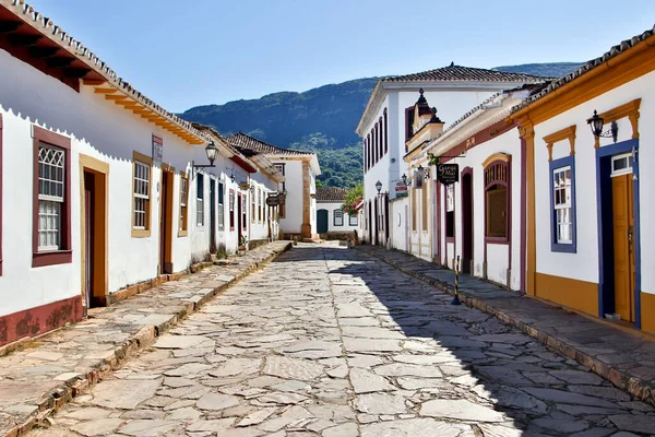 Tiradentes Minas Gerais Brasil Mayo 2019 Casas Arquitectura Característica Ciudad — Foto de Stock