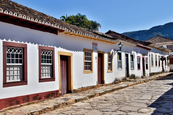 Tiradentes Minas Gerais Brasil Mayo 2019 Casas Arquitectura Característica Ciudad — Foto de Stock