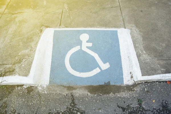 Accessibility Ramp Wheelchair Users Accessibility Symbol Design — Stock Photo, Image