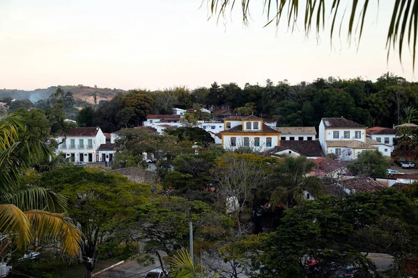 Tiradentes Minas Gerais Brasil Julio 2021 Casas Arquitectura Característica Ciudad — Foto de Stock