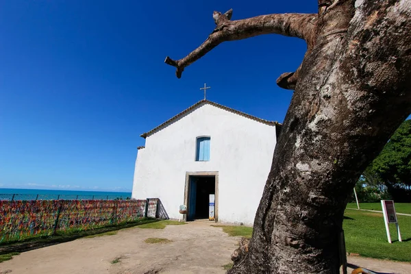 Porto Seguro Bahia Brazílie Července 2021 Kostel Benedikta Historickém Centru — Stock fotografie