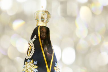 Brezilya 'nın dini sembolü Aparecida Leydisi' nin heykeli.