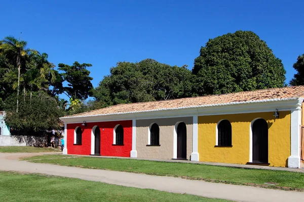 Porto Seguro Bahía Brasil Julio 2021 Casas Arquitectura Característica Centro — Foto de Stock