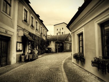 antik köy Lane, sepya etkisi