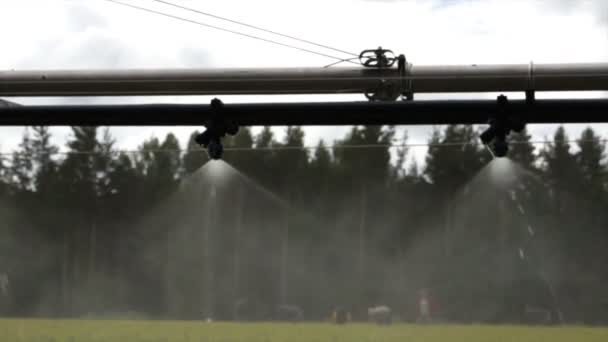 Agricultura equipos de riego automático — Vídeos de Stock