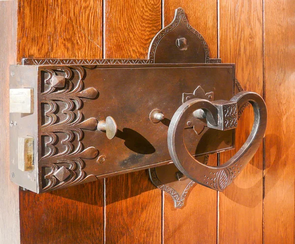 Old brass lock — Stock Photo, Image