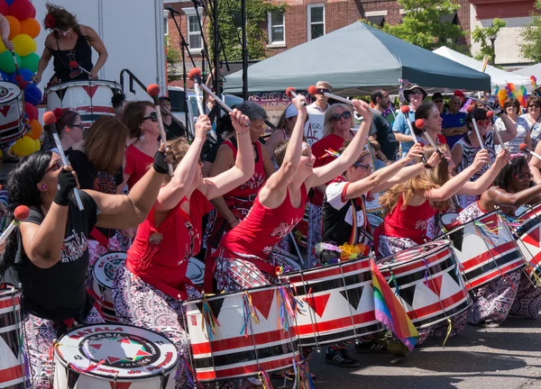 Batala Нью-Йорку в Рокленд county pride — стокове фото