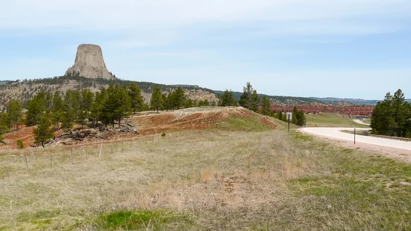 Devils Tower nel Wyoming — Foto Stock