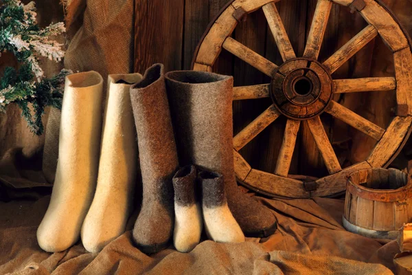 rustik tarzda yeni yıl