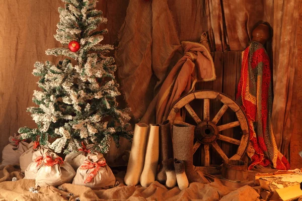 rustik tarzda yeni yıl