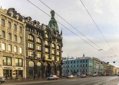 St. Petersburg 'da Kışın Singer' s House