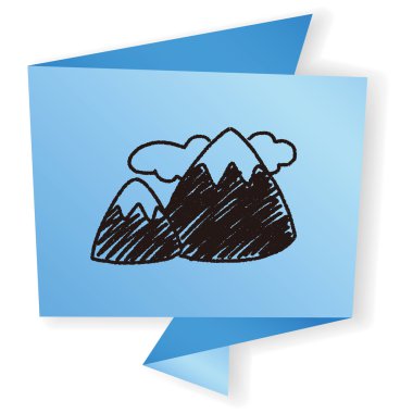 Doodle Adası vektör çizim