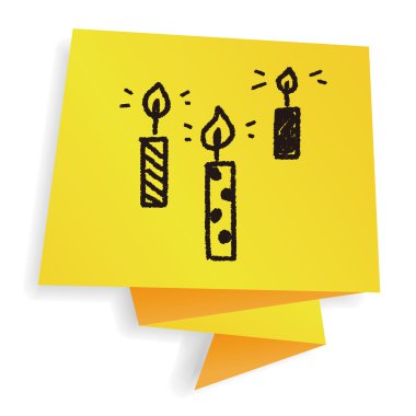 karalama mumu vektör çizimi