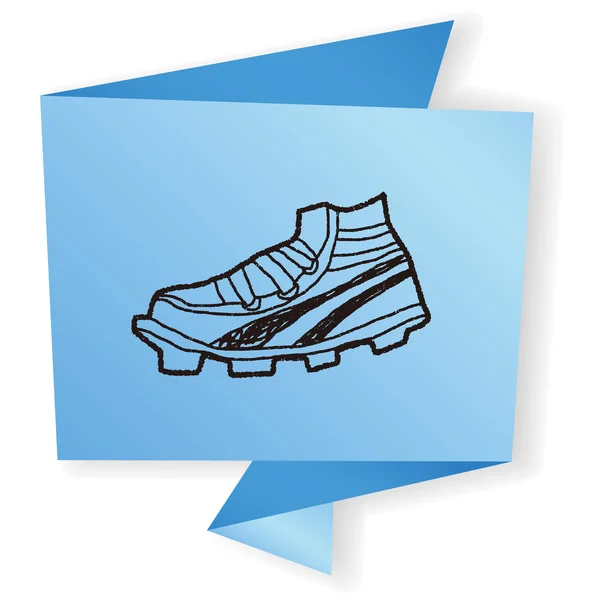 Doodle Sneakers vector illustratie — Stockvector