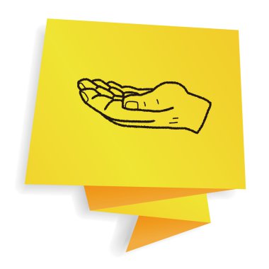 Jest doodle vektör çizim