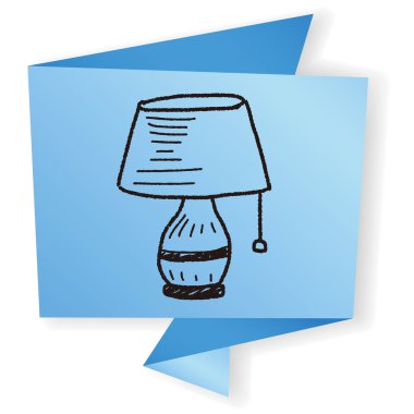 lamba doodle vektör çizim