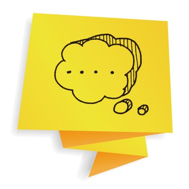 doodle vektör çizim insanlar konuşmak