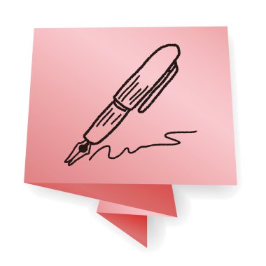 kalem vektör çizim vektör çizim doodle