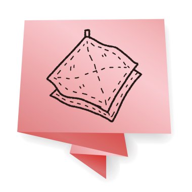 Bez doodle vektör çizim