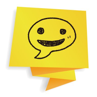 karalama konuşma vektörü illüstrasyonu