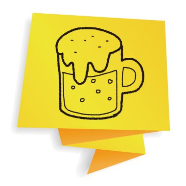 bira karalama vektör illüstrasyonuName