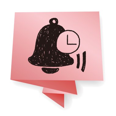 zaman doodle vektör çizim