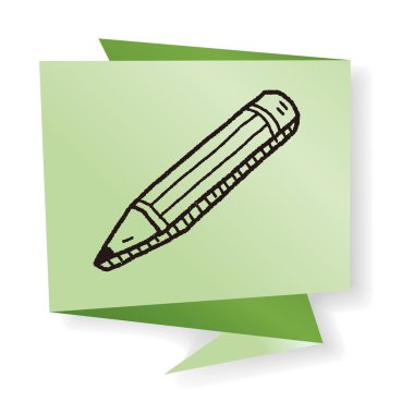 Doodle Kalem vektör çizimi