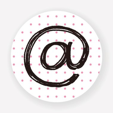 Doodle İşaret vektör çiziminde