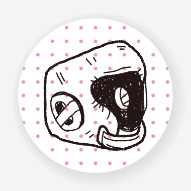 Beyaz arka plan, vektör, illüstrasyon izole kask düz simgesi