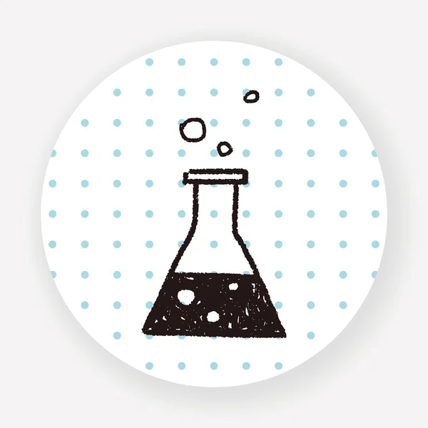 Doodle Chemie Vektor Illustration — Stockvektor