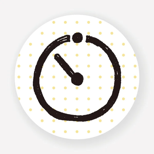 Tijd Countdown Platte Pictogram Geïsoleerd Witte Achtergrond Vector Illustratie — Stockvector