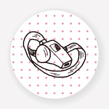 Beyaz arkaplan, vektör, illüstrasyon üzerinde ıslık düz simgesi izole