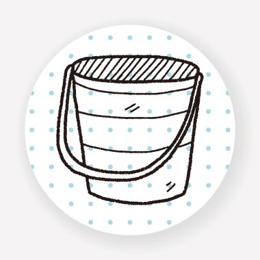 Beyaz arka plan, vektör, illüstrasyon izole kova düz simgesi