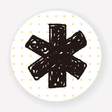 tıbbi düz simge beyaz arkaplan, vektör, illüstrasyon izole