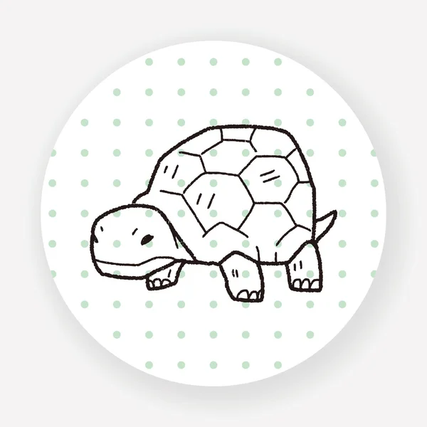 Schildkröte Flaches Symbol Isoliert Auf Weißem Hintergrund Vektor Illustration — Stockvektor