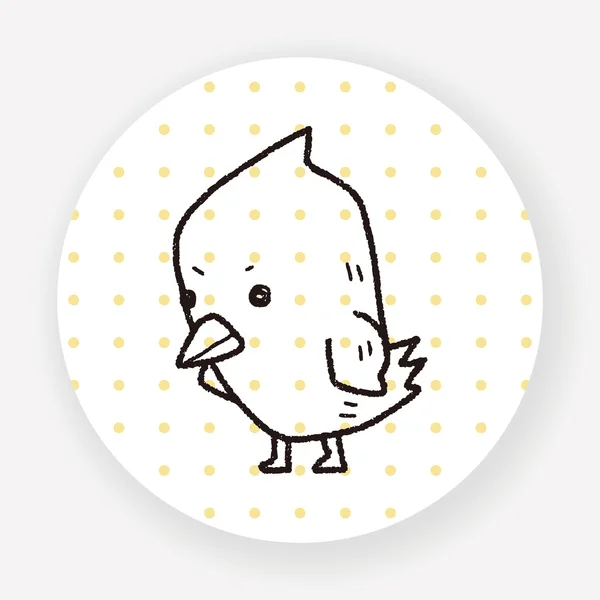 Pollito Icono Plano Aislado Sobre Fondo Blanco Vector Ilustración — Vector de stock